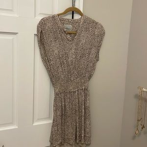 Rails animal print dress